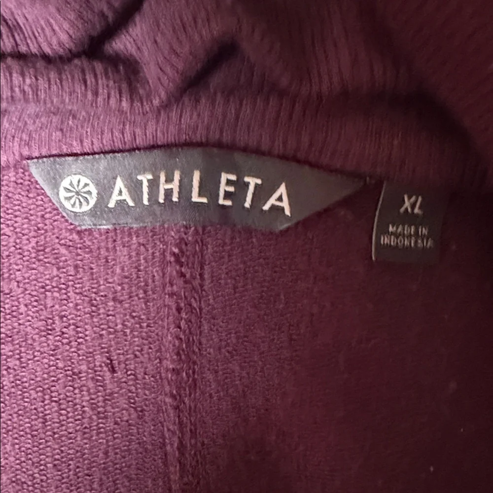 Athleta Open-Front Drape Cardigan - Plum - Picture 15 of 15